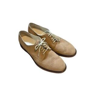 Cole Haan X NikeAir Mens Size 13 M Tan Suede Leather Dress Shoe Wingtips Oxford